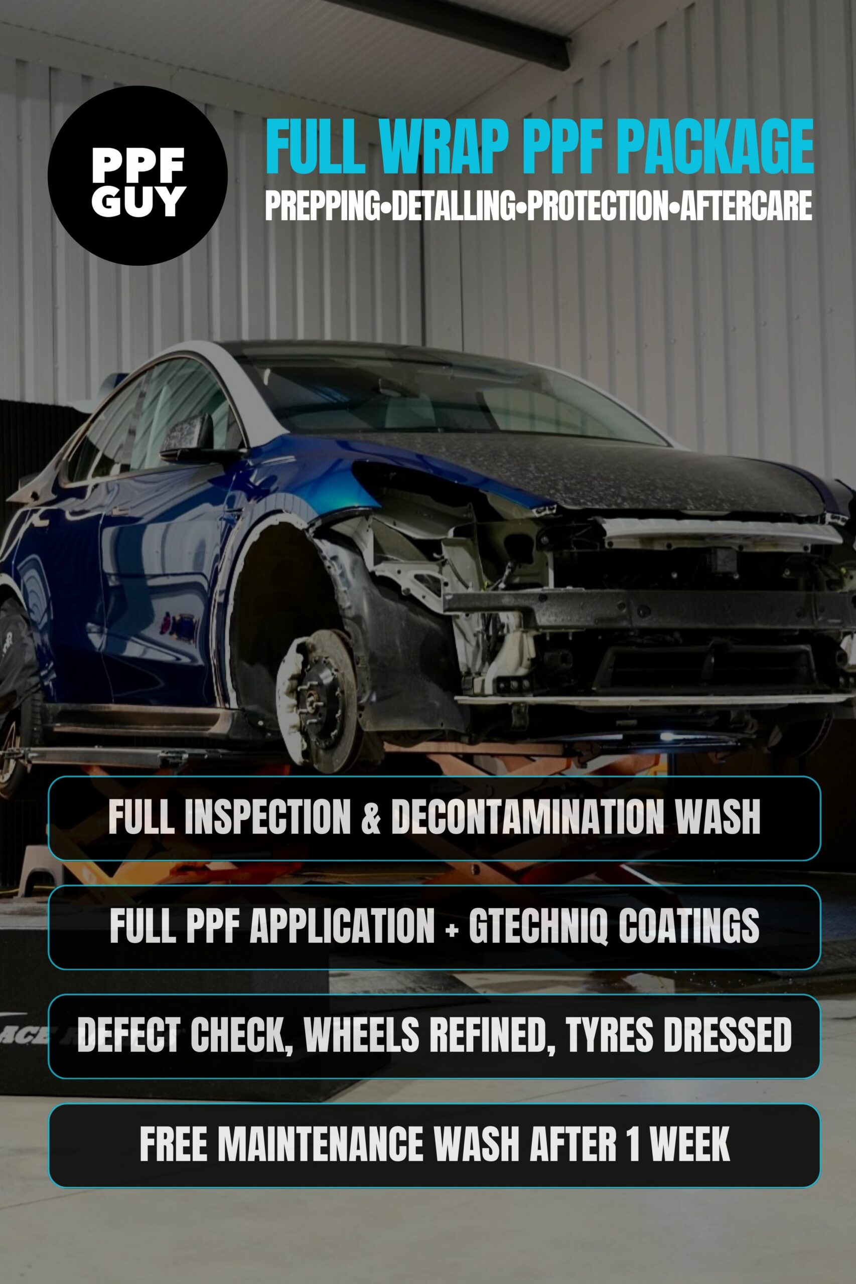 paint protection film package - ppf guy